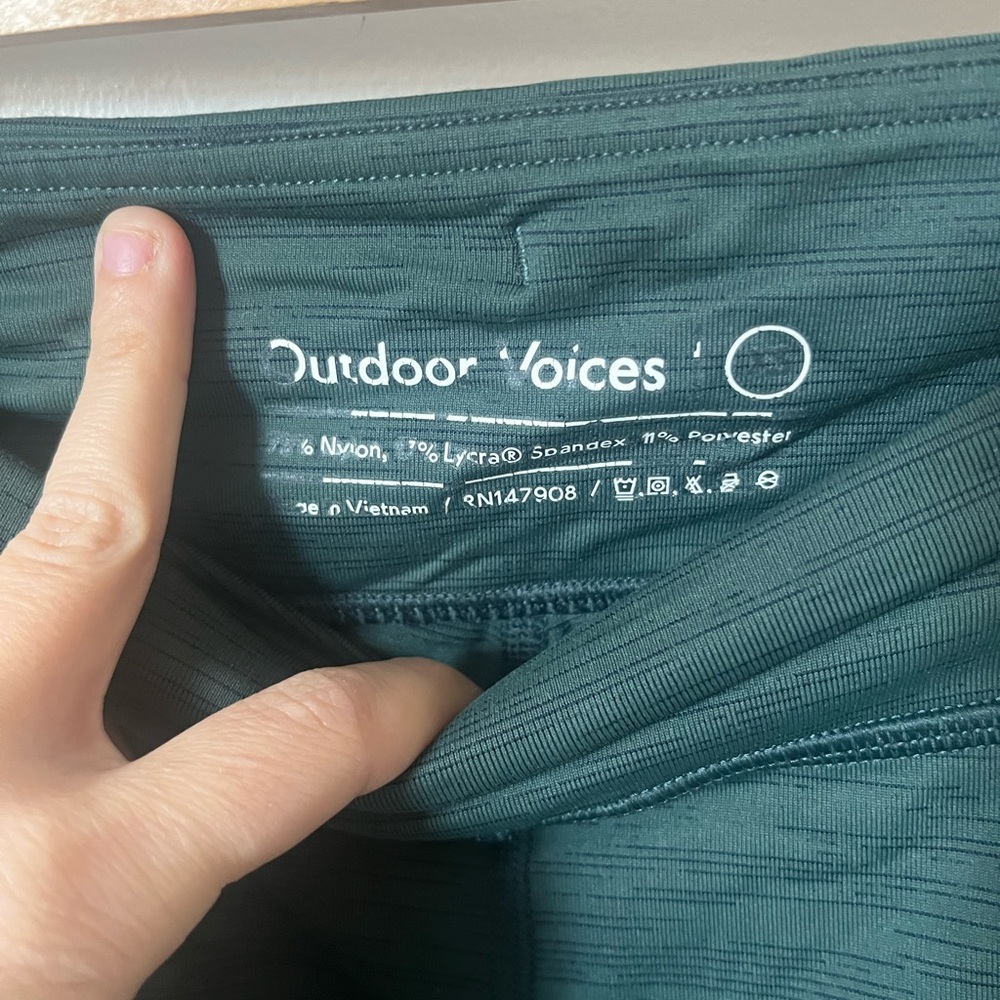 Outdoor Voices workout shorts
